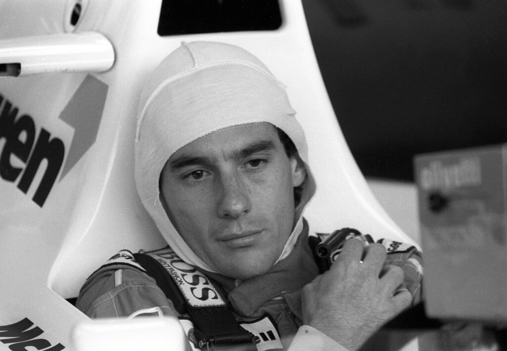 Ayrton Senna McLarenilla vuonna 1991