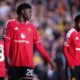 Manchester Unitedin Carlos Baleba ottelussa Leedsiä vastaan