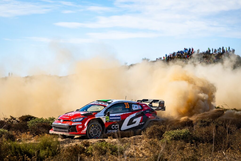 Toyotan Elfyn Evans Sardinian MM-rallissa 2026