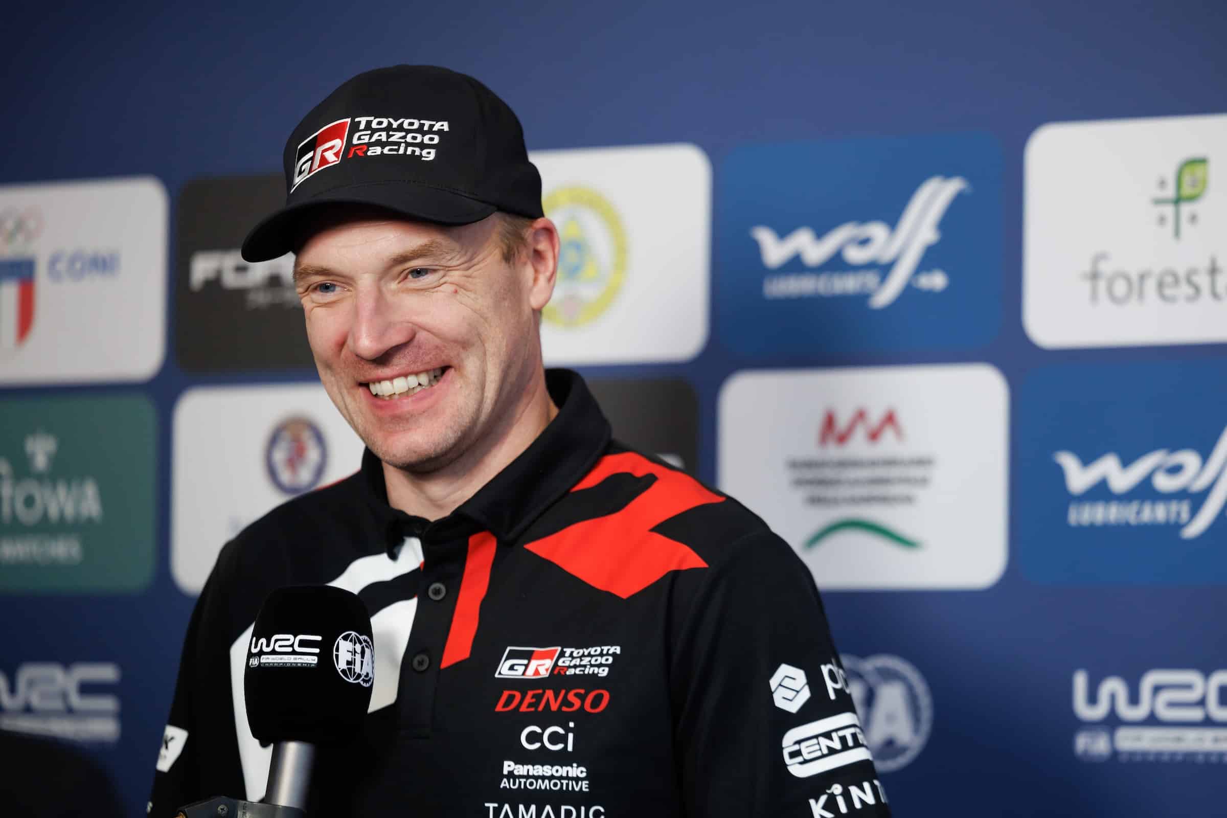 Toyotan tallipäällikkö Jari-Matti Latvala Sardinian MM-rallissa 2026