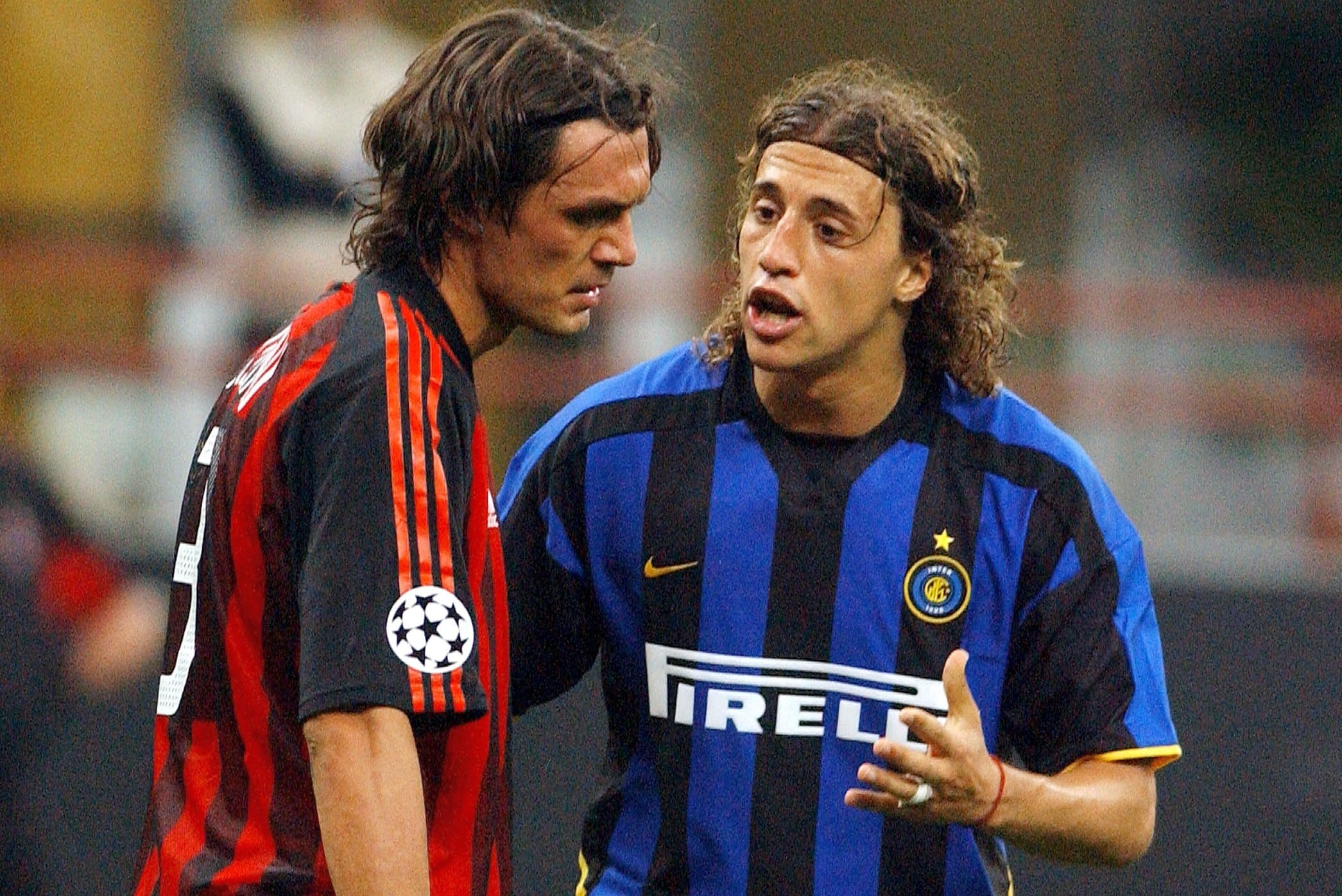 Paolo Maldini, Hernan Crespo, Milan, Inter