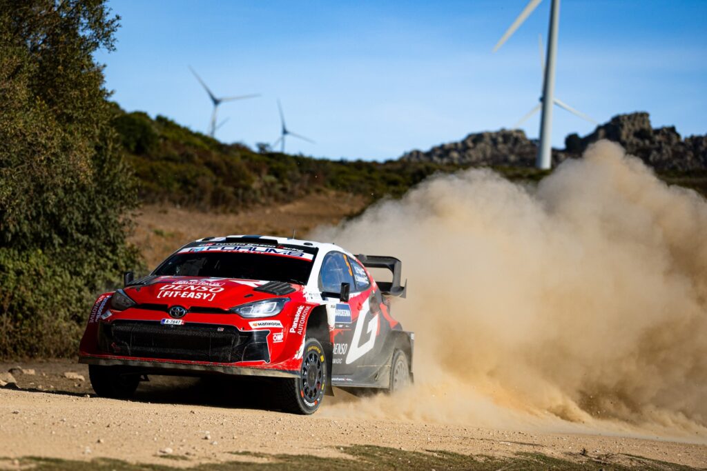 Toyotan Sami Pajari Sardinian MM-rallissa 2026